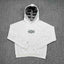 Mertra Monogram Lined Fleece Hoodie - Light Grey