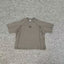 Mertra Seam-Detailed Mesh Panel Raglan Tee - Olive Grey