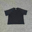 Mertra All-Over Monogram Pattern Tee - Black