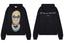 IH NOM UH NIT Yellow Mask Cuban Link Hoodie - Black