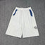 Mertra Contrast Pocket Sweat Shorts - Light Grey/Blue