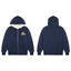 Aimé Leon Dore Thermal-Lined Script Zip-Up Hoodie - Navy