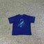 Mertra Tribal Scorpion Graphic Tee - Royal Blue