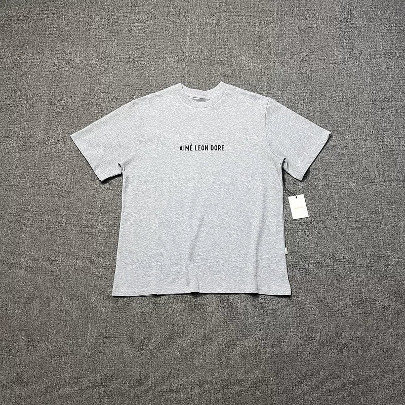 Aimé Leon Dore Small Chest Logo Tee - Heather Grey