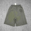 Mertra Pocket Emblem Sweat Shorts - Olive Grey