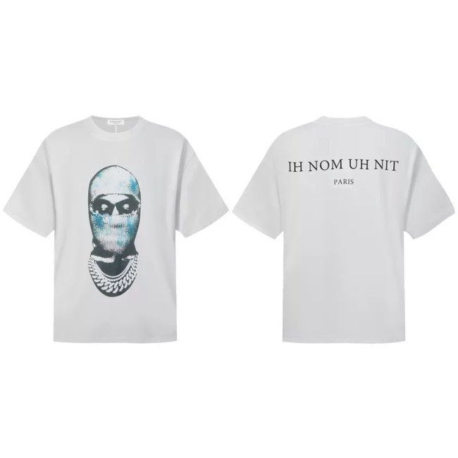 IH NOM UH NIT Graphic Masked Portrait Tee - White Hover Image