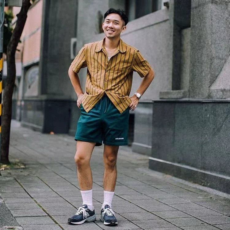 Aimé Leon Dore Mesh Practice Shorts -  Forest Green