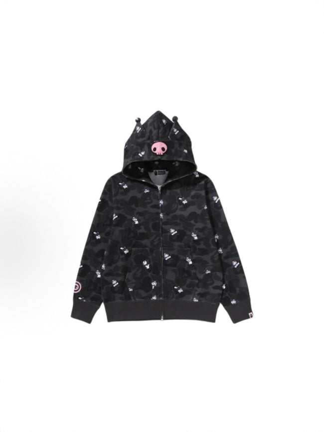 A Bathing Ape X Sanrio Hello Kitty Kuromi Full Zip Hoodie Main Image