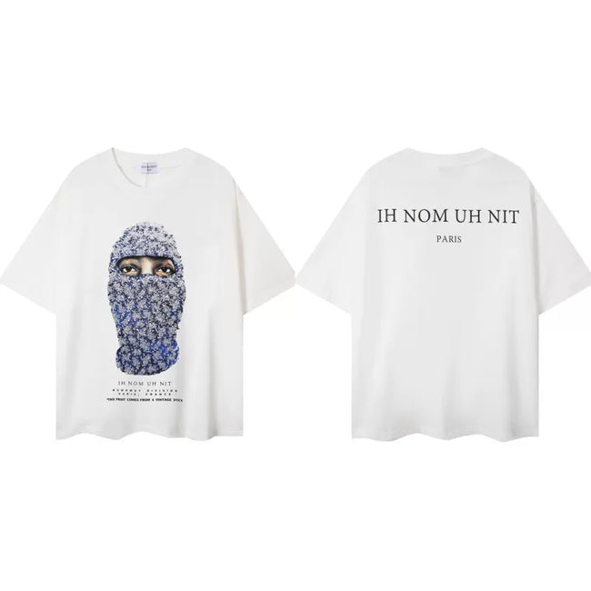 IH NOM UH NIT Pearl Mask Graphic Tee - Off-White Hover Image
