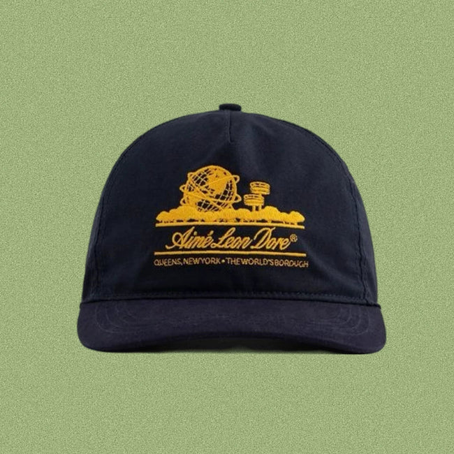 Aimé Leon Dore World Graphic Hat - Navy Hover Image