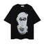 IH NOM UH NIT Pearl Mask & Floral Portrait Graphic Tee - Black