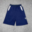 Mertra Contrast Pocket Sweat Shorts - Navy Blue/White