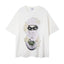 IH NOM UH NIT Pearl Mask & Floral Portrait Graphic Tee - Off-White
