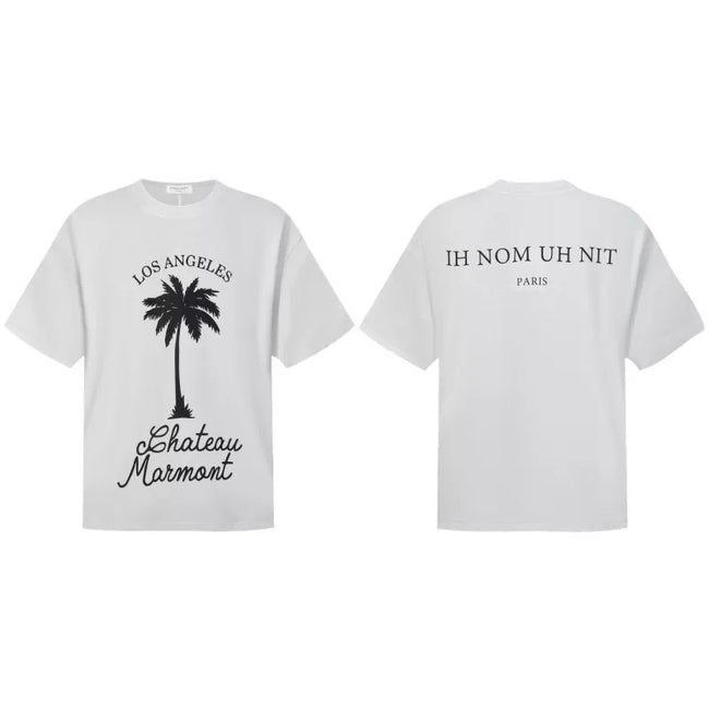 IH NOM UH NIT Palm Tree Chateau Marmont Graphic Tee - Off-White Hover Image