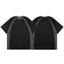 Mertra Technical Contrast Panel Raglan Tee - Black/Grey
