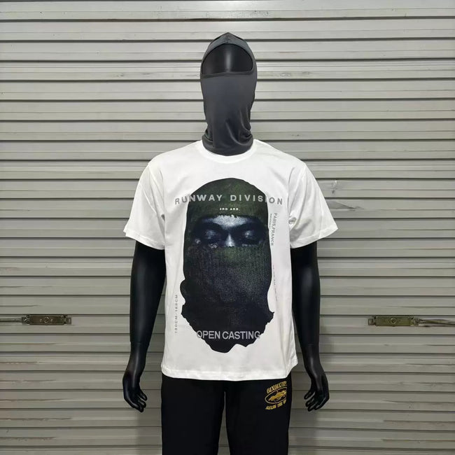 IH NOM UH NIT Runway Division Mask Tee - White Hover Image