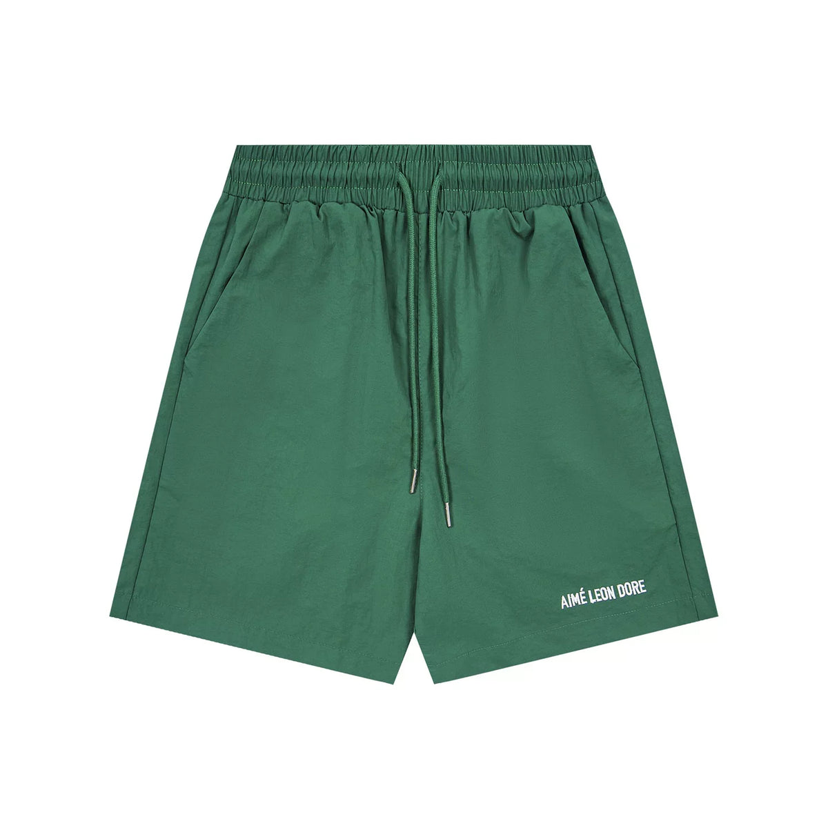 Aimé Leon Dore Nylon Track Shorts - Forest Green