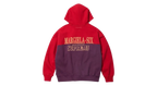Supreme MM6 Maison Margiela Eagle Zip Up Hooded Sweatshirt Red/Navy
