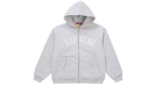 Supreme Arc Thermal Lined Zip Up Hoodie Ash Grey