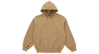 Supreme Satin Applique Hoodie Brown (FW25)