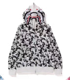 BAPE Shark Double-Layer Hood City Camo Zip